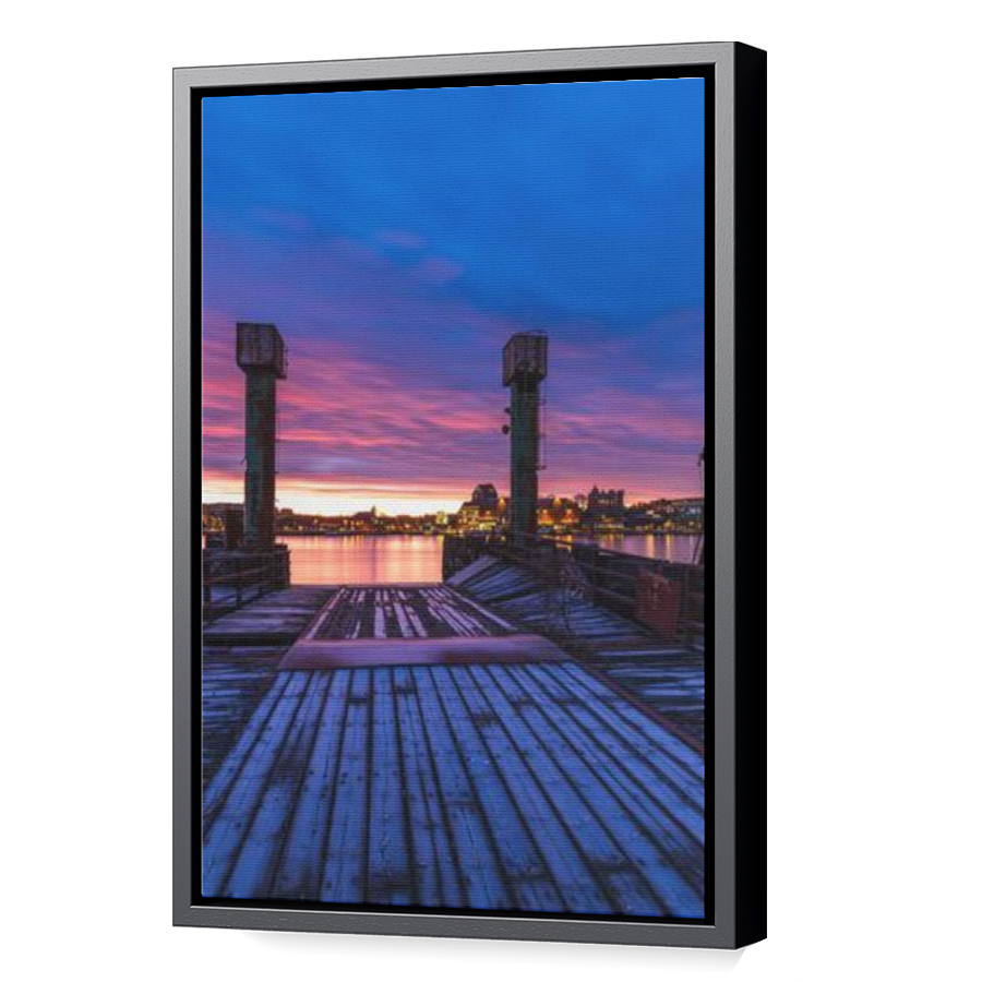 Thumbnail for Canvas - Black Floating Frame