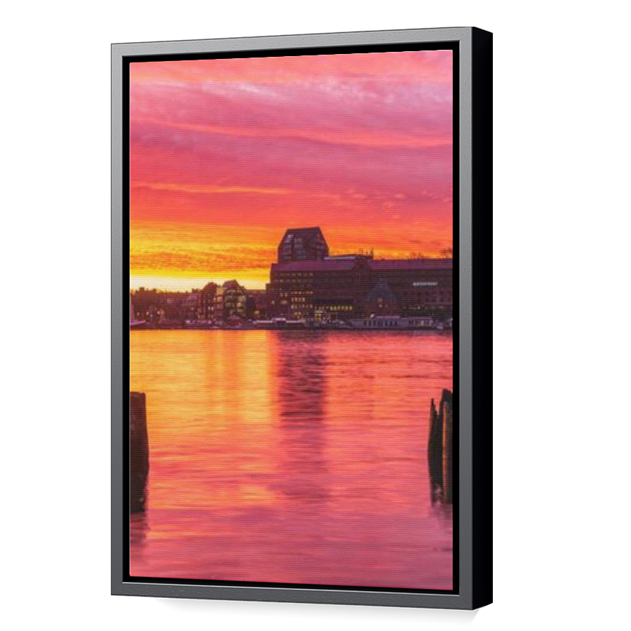 Thumbnail for Canvas - Black Floating Frame