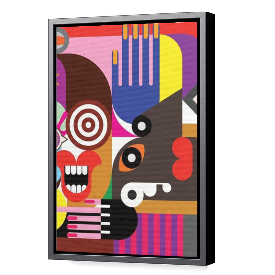 Thumbnail for Canvas - Black Floating Frame