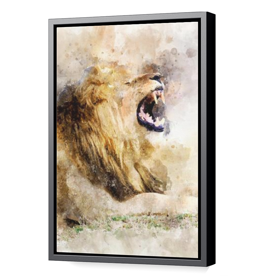 Thumbnail for Canvas - Black Floating Frame