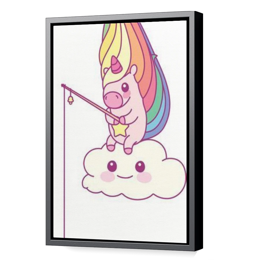 Thumbnail for Canvas - Black Floating Frame