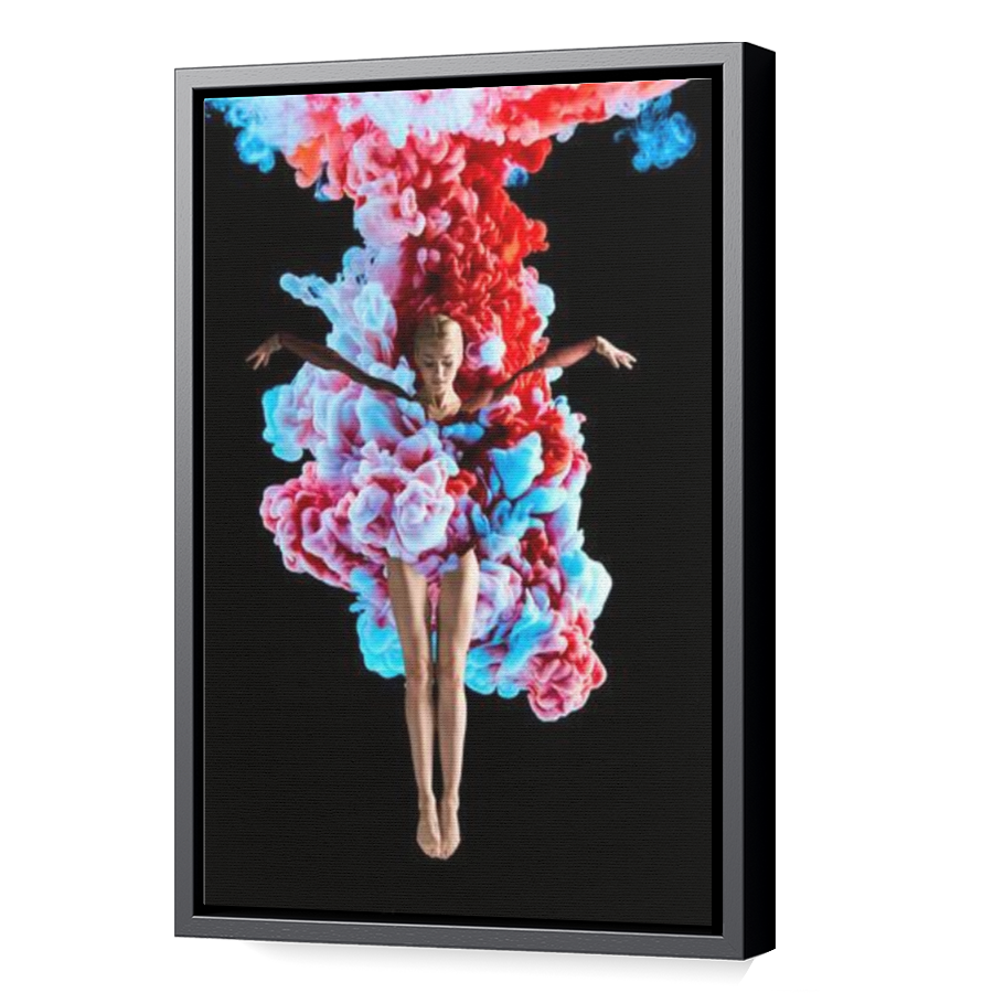 Thumbnail for Canvas - Black Floating Frame