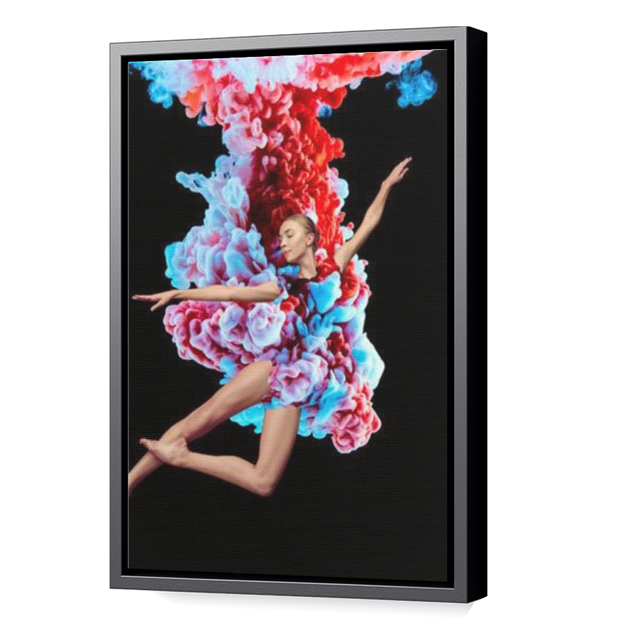 Thumbnail for Canvas - Black Floating Frame