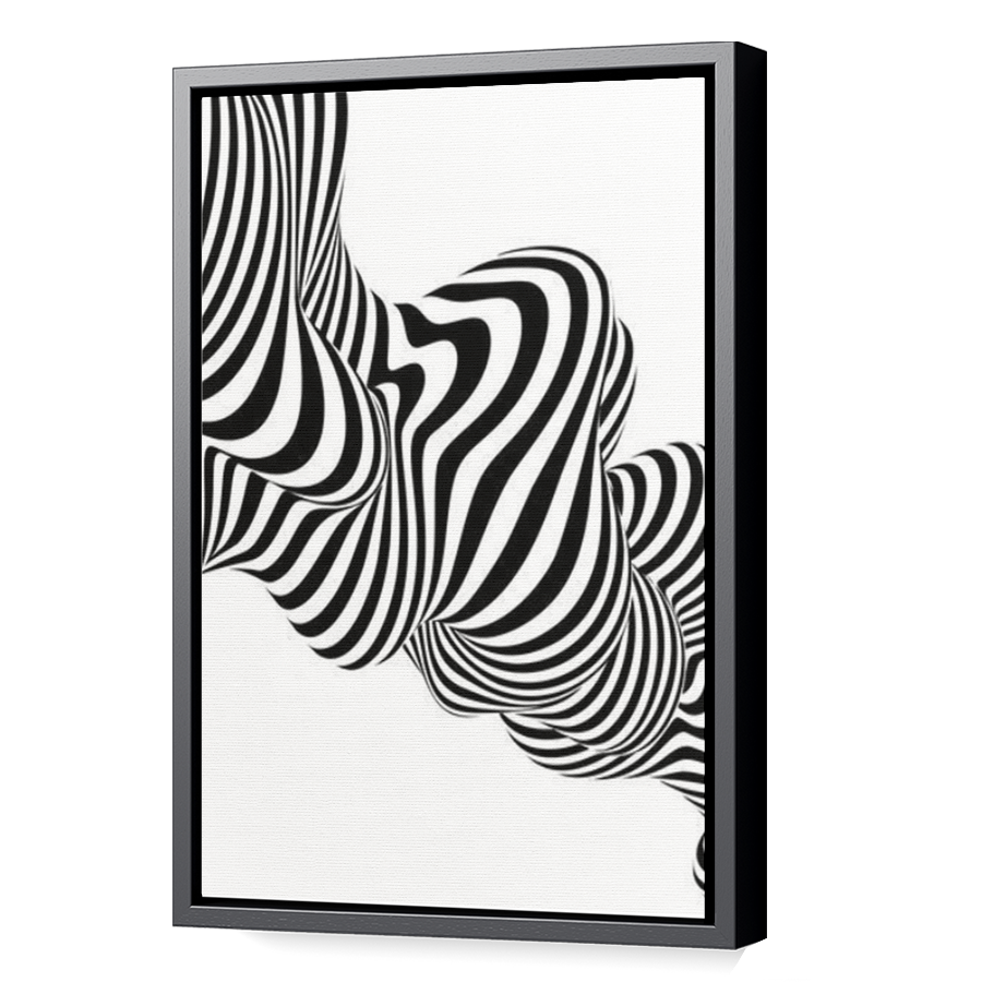 Thumbnail for Canvas - Black Floating Frame