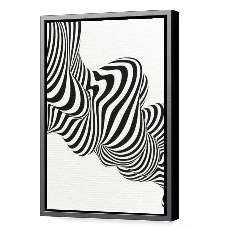 Thumbnail for Canvas - Black Floating Frame