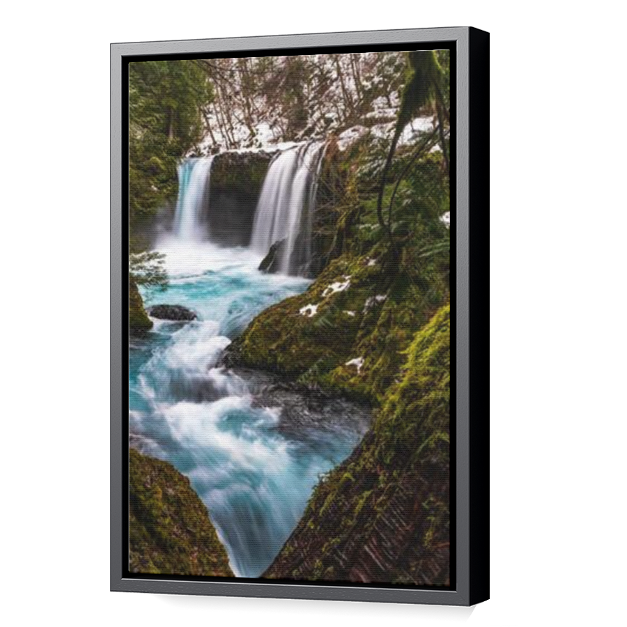 Thumbnail for Canvas - Black Floating Frame