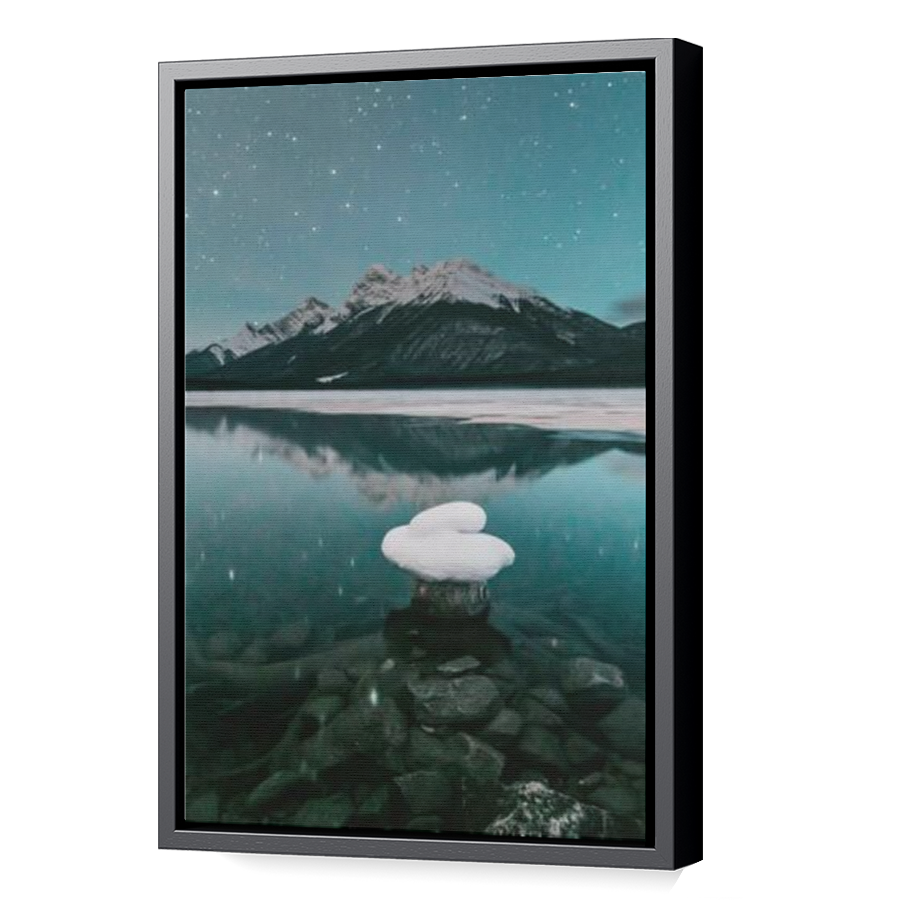 Thumbnail for Canvas - Black Floating Frame