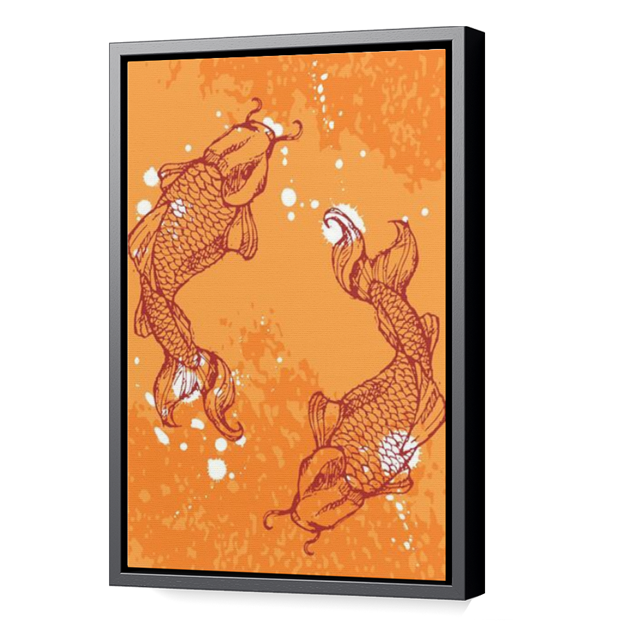 Thumbnail for Canvas - Black Floating Frame
