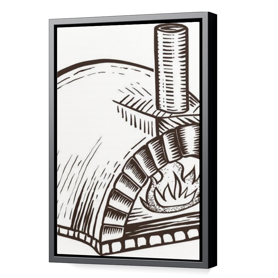 Thumbnail for Canvas - Black Floating Frame