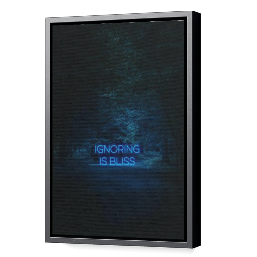 Thumbnail for Canvas - Black Floating Frame