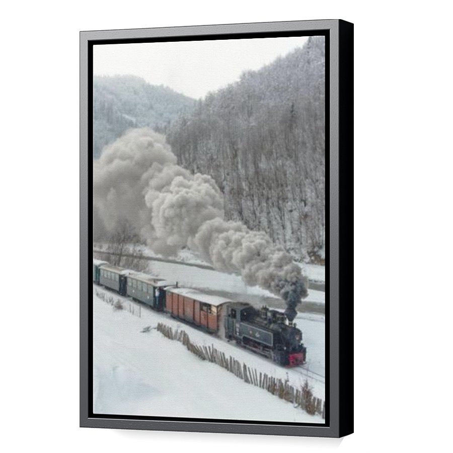 Thumbnail for Canvas - Black Floating Frame