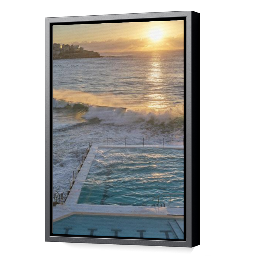 Thumbnail for Canvas - Black Floating Frame