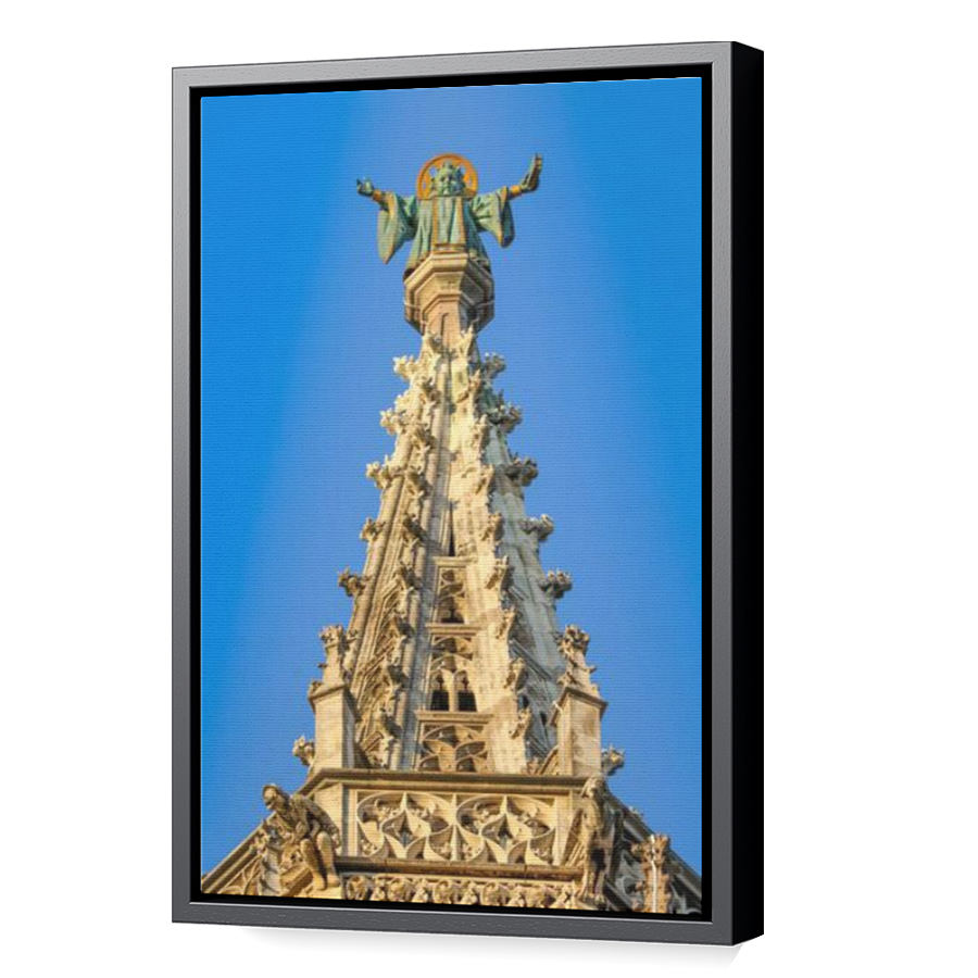 Thumbnail for Canvas - Black Floating Frame
