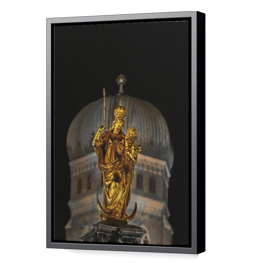 Thumbnail for Canvas - Black Floating Frame