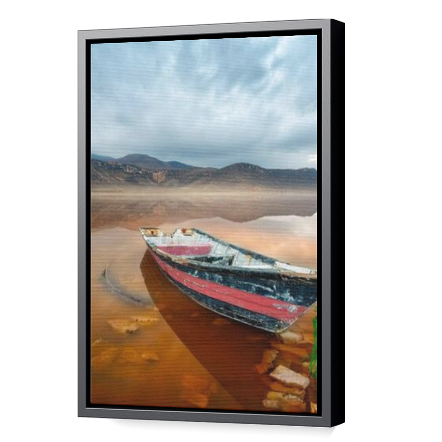 Thumbnail for Canvas - Black Floating Frame