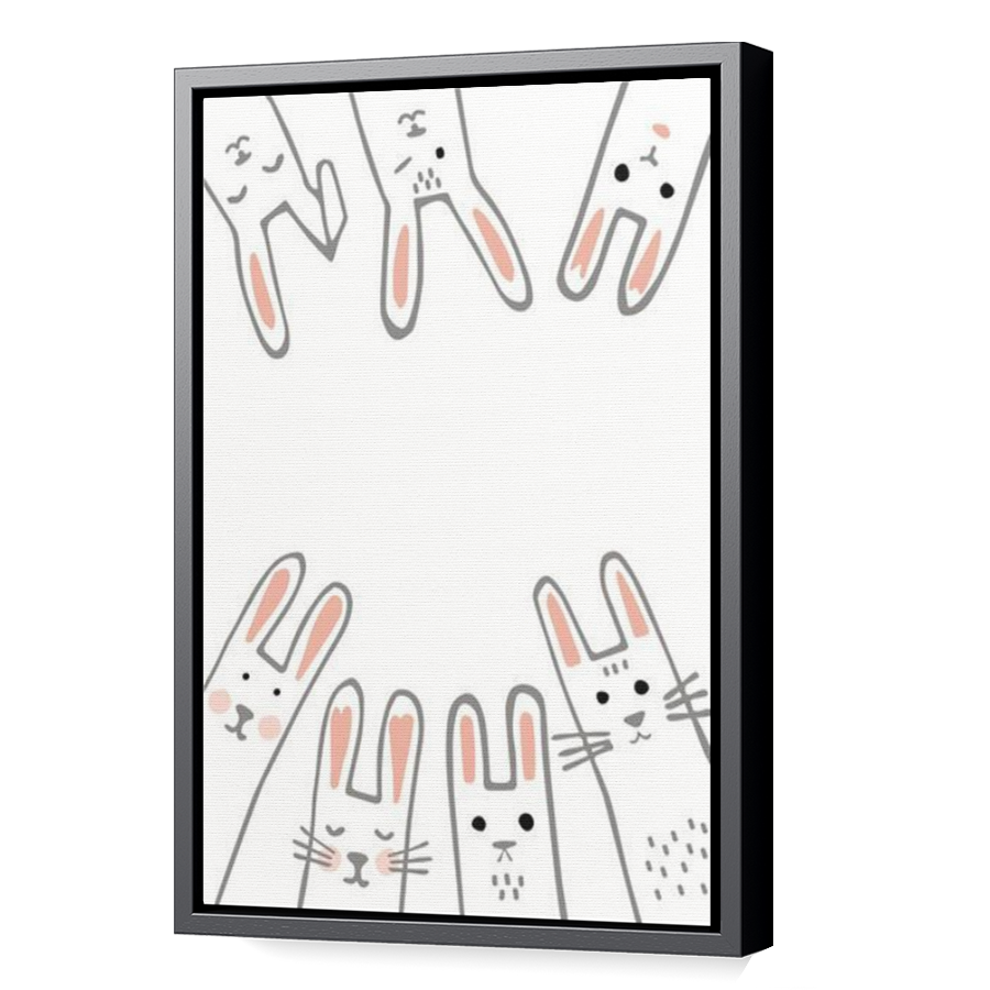 Thumbnail for Canvas - Black Floating Frame