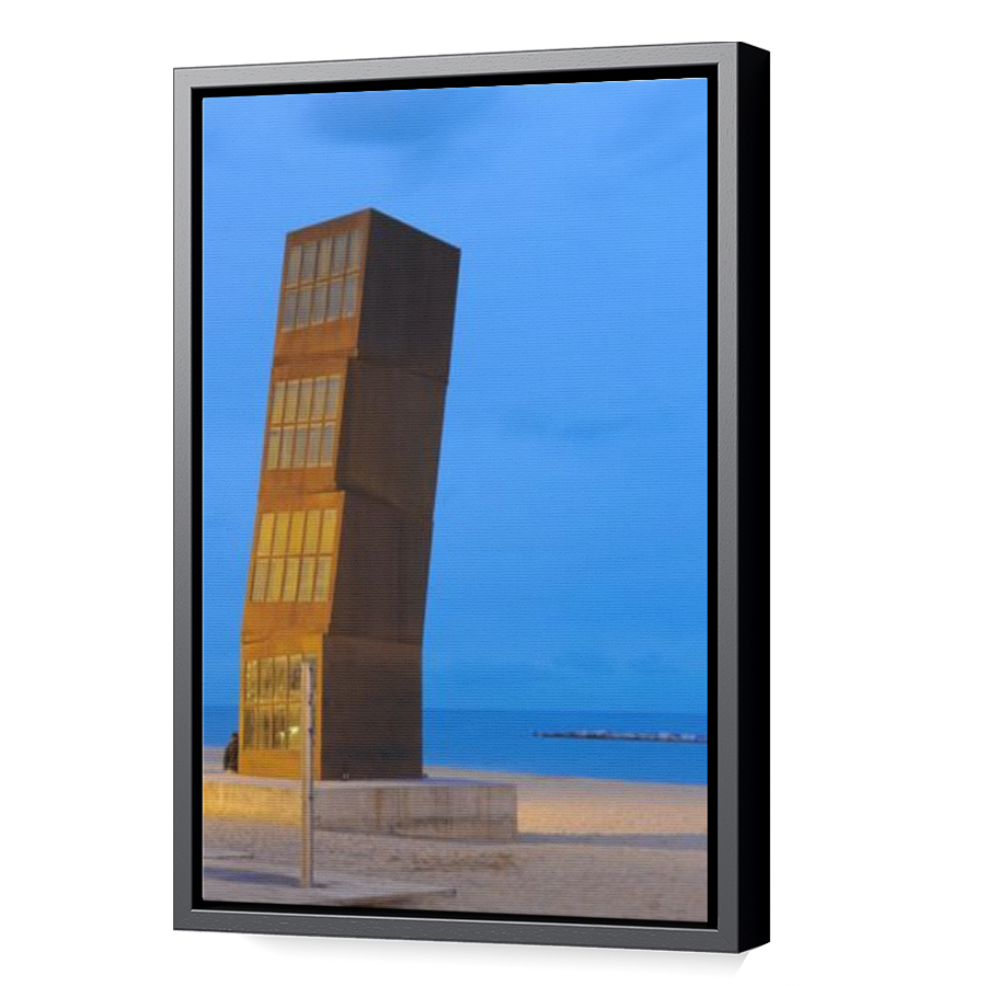 Thumbnail for Canvas - Black Floating Frame
