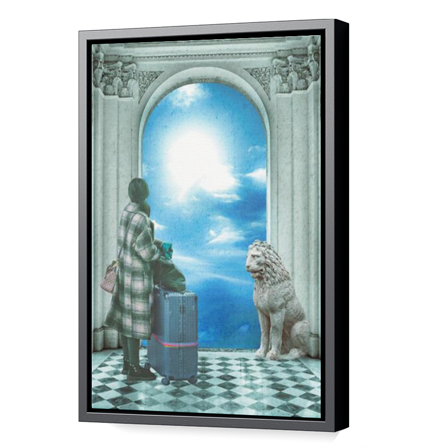 Thumbnail for Canvas - Black Floating Frame