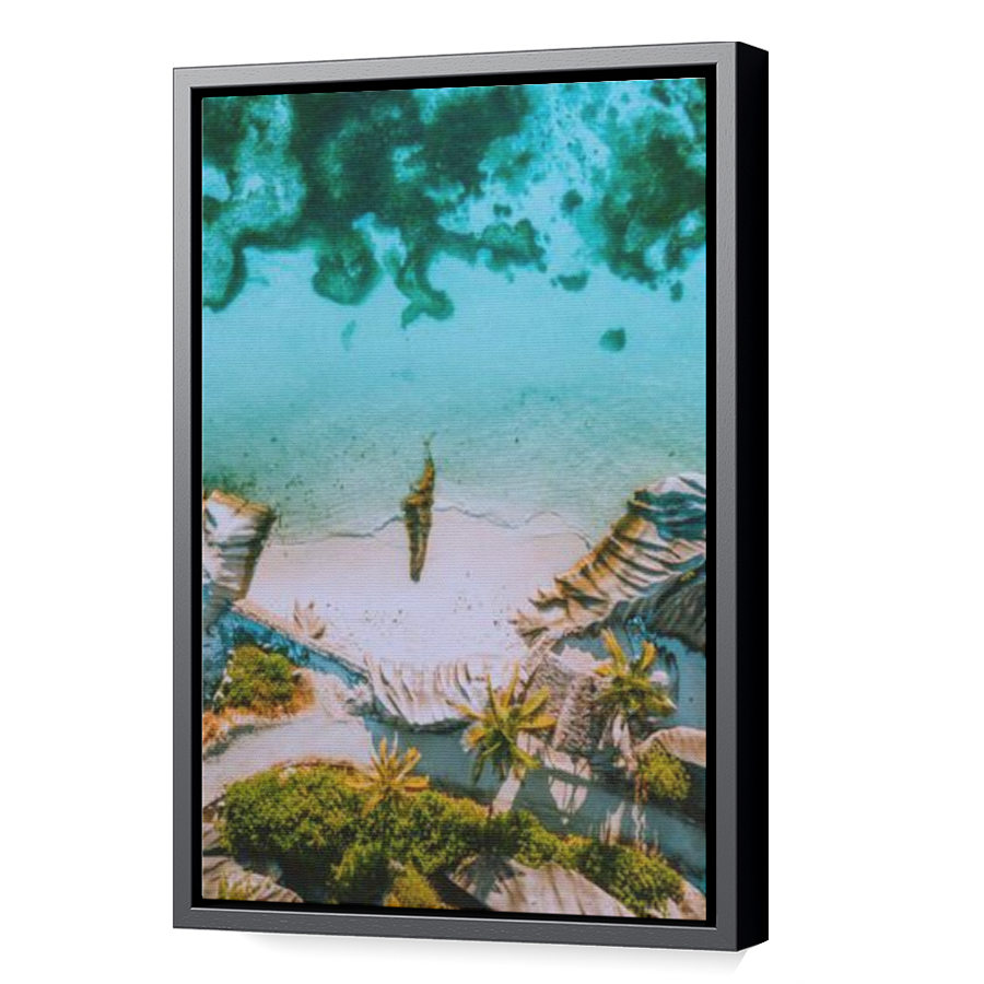 Thumbnail for Canvas - Black Floating Frame