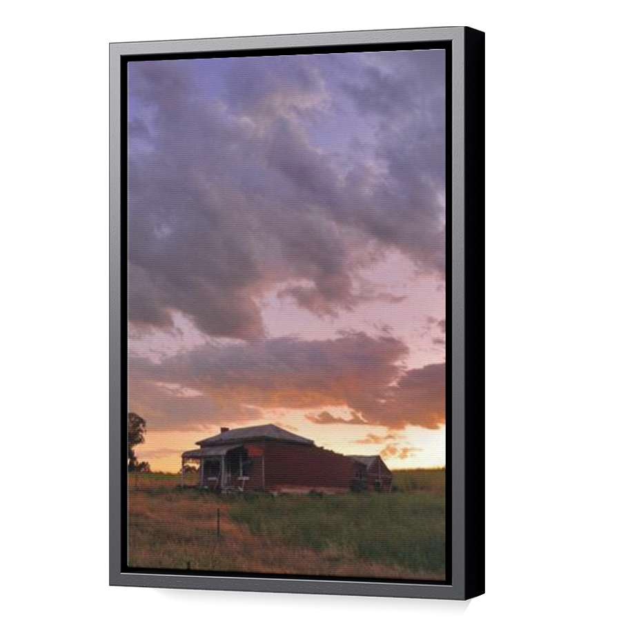 Thumbnail for Canvas - Black Floating Frame