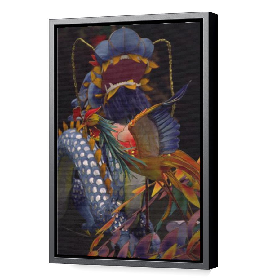 Thumbnail for Canvas - Black Floating Frame
