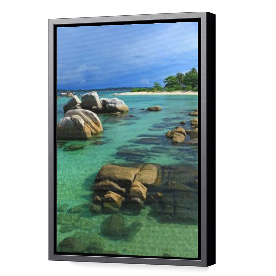 Thumbnail for Canvas - Black Floating Frame