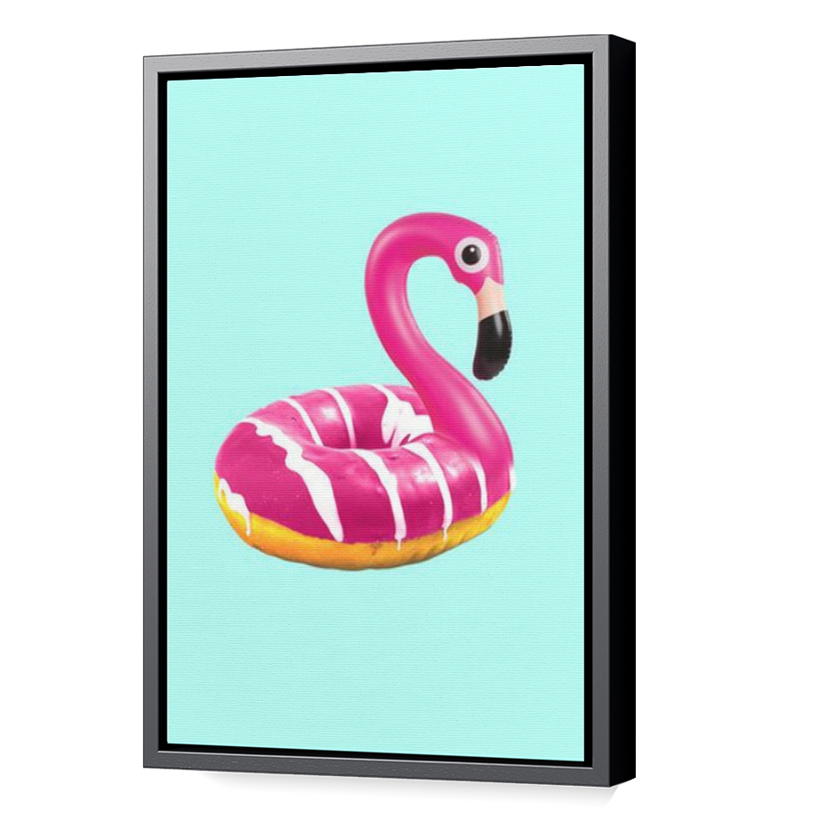Thumbnail for Canvas - Black Floating Frame