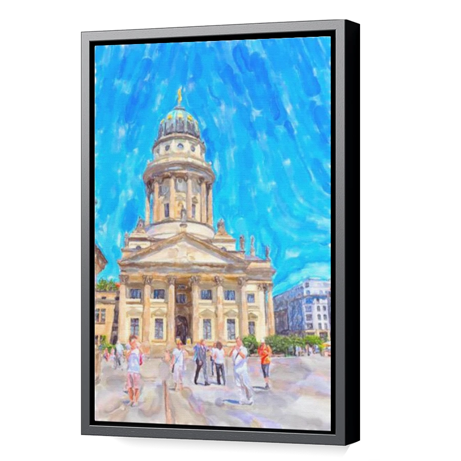 Thumbnail for Canvas - Black Floating Frame