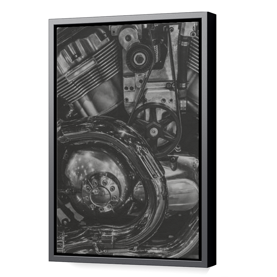 Thumbnail for Canvas - Black Floating Frame
