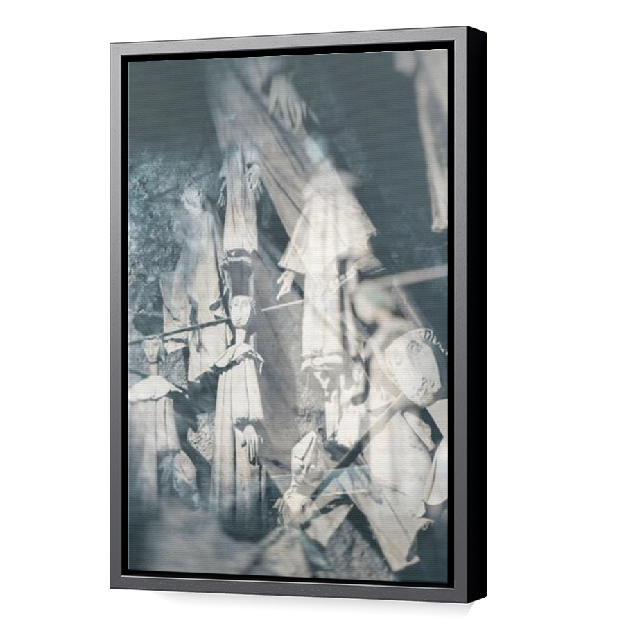 Thumbnail for Canvas - Black Floating Frame