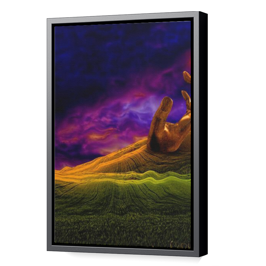 Thumbnail for Canvas - Black Floating Frame