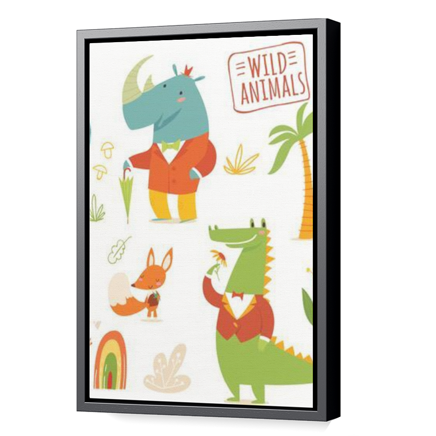 Thumbnail for Canvas - Black Floating Frame