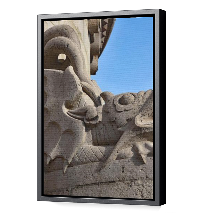 Thumbnail for Canvas - Black Floating Frame