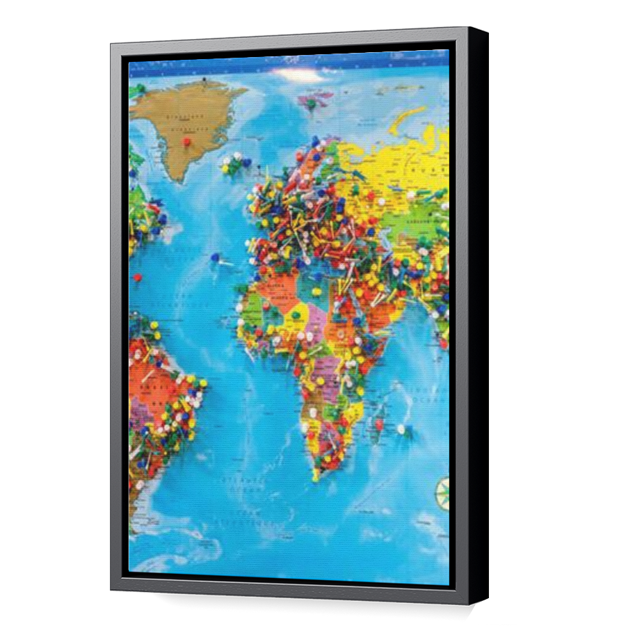 Thumbnail for Canvas - Black Floating Frame