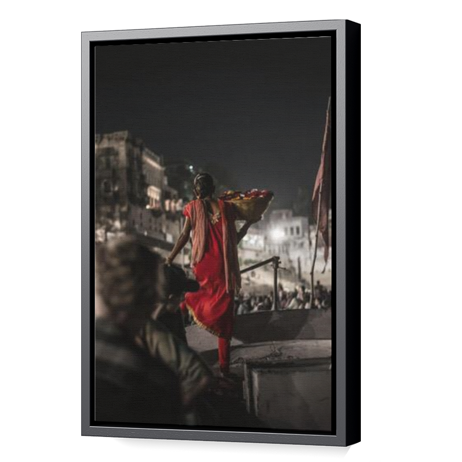 Thumbnail for Canvas - Black Floating Frame