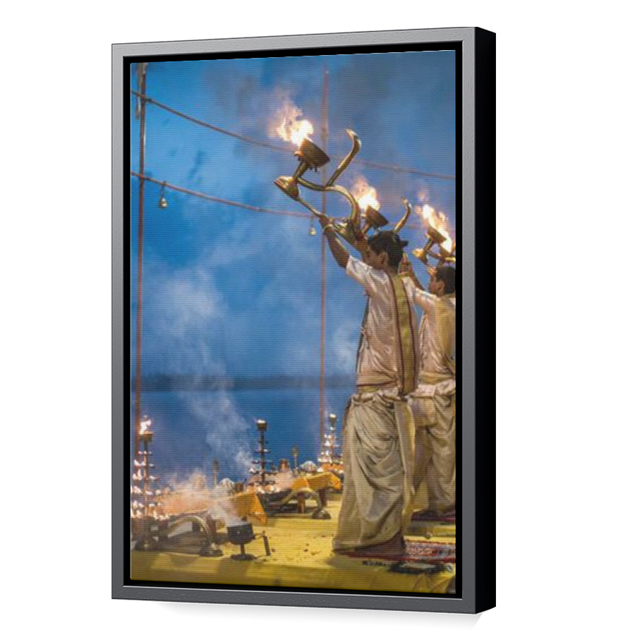 Thumbnail for Canvas - Black Floating Frame