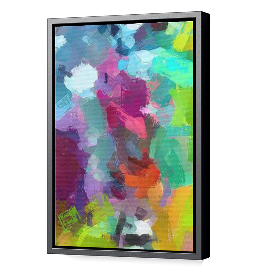 Thumbnail for Canvas - Black Floating Frame