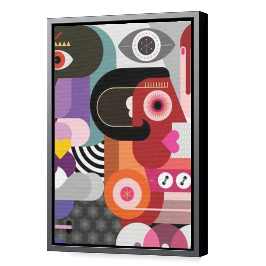 Thumbnail for Canvas - Black Floating Frame