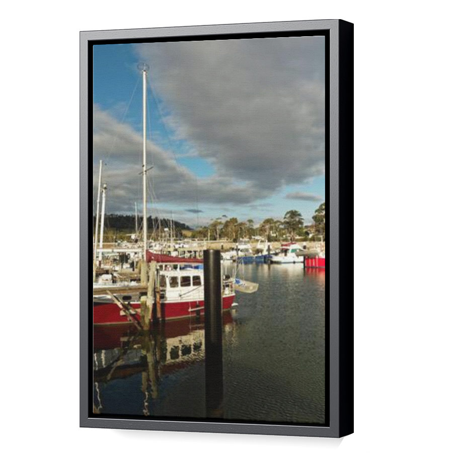 Thumbnail for Canvas - Black Floating Frame