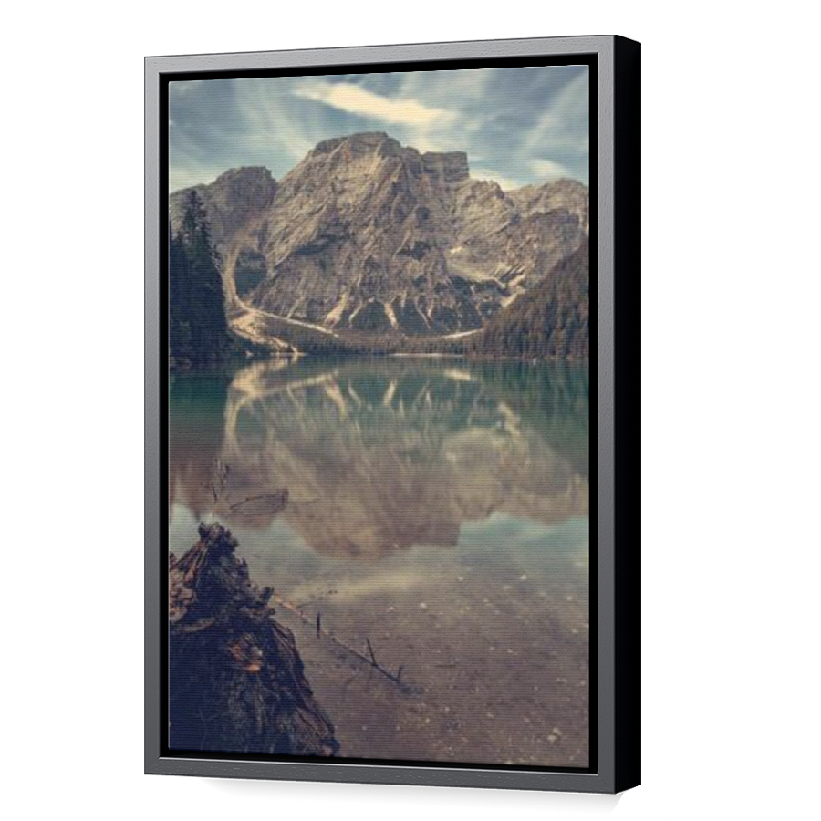 Thumbnail for Canvas - Black Floating Frame