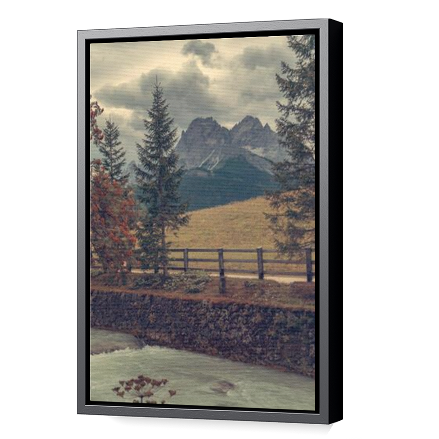 Thumbnail for Canvas - Black Floating Frame