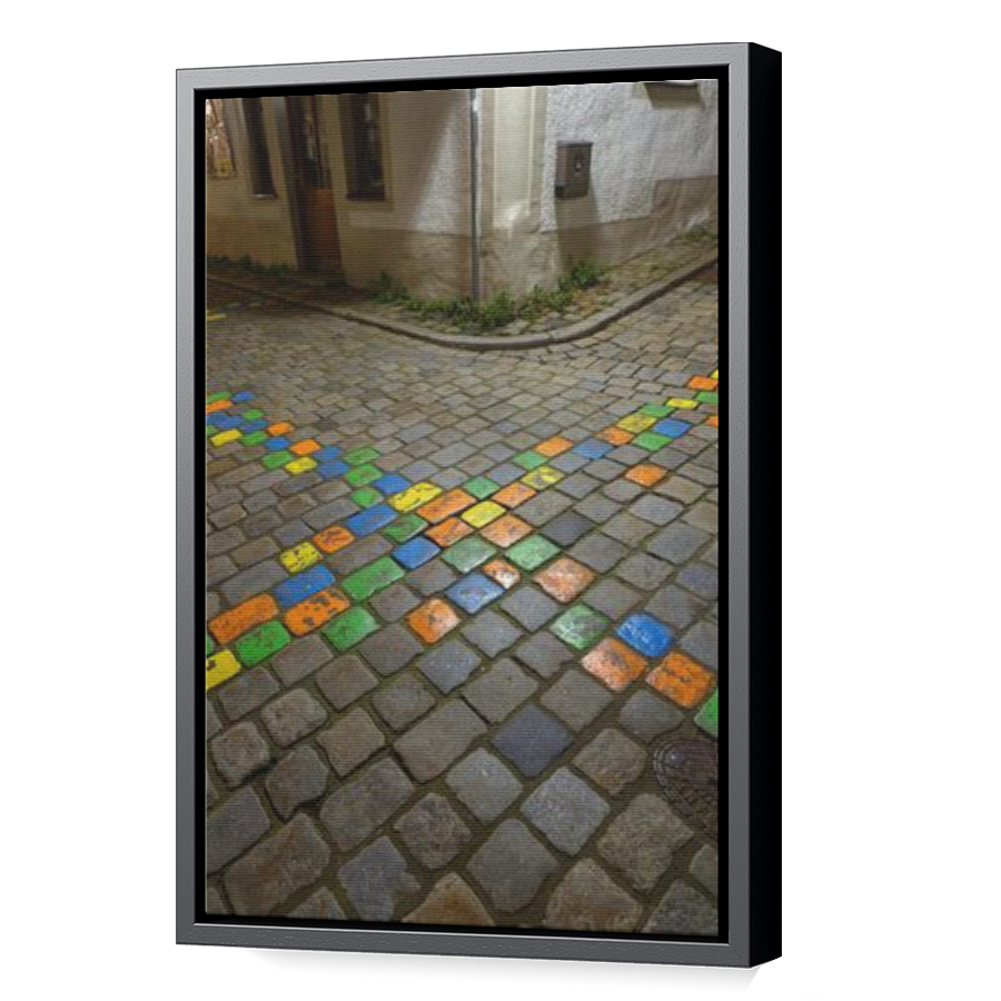 Thumbnail for Canvas - Black Floating Frame