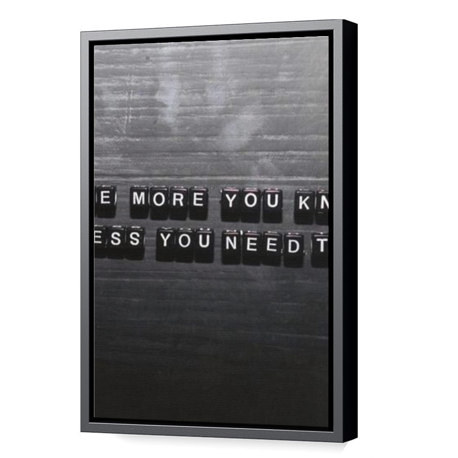 Thumbnail for Canvas - Black Floating Frame
