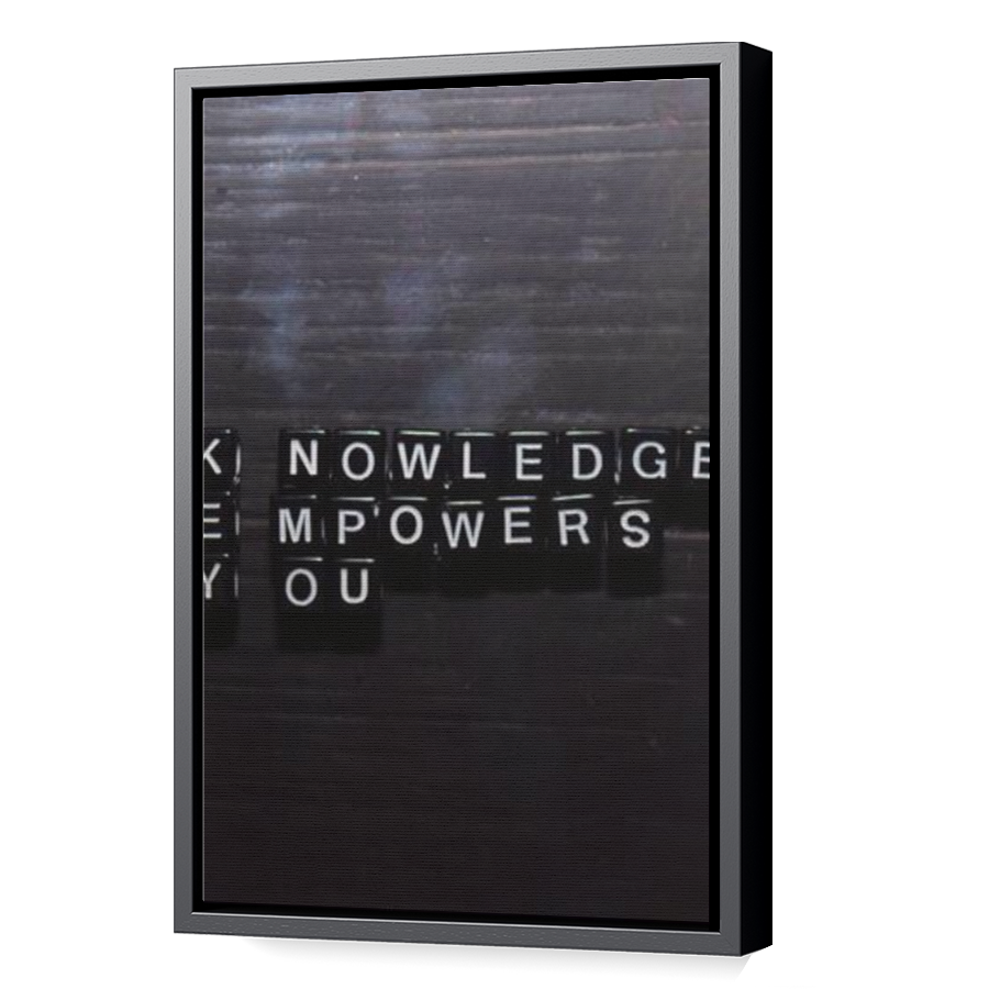 Thumbnail for Canvas - Black Floating Frame