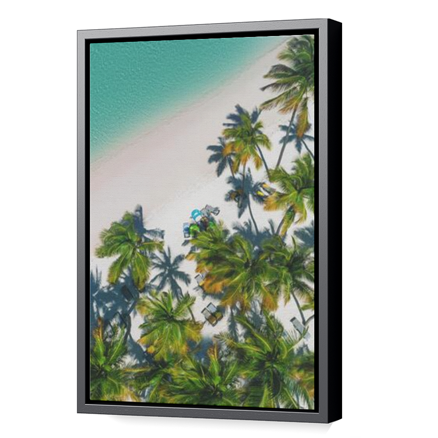 Thumbnail for Canvas - Black Floating Frame