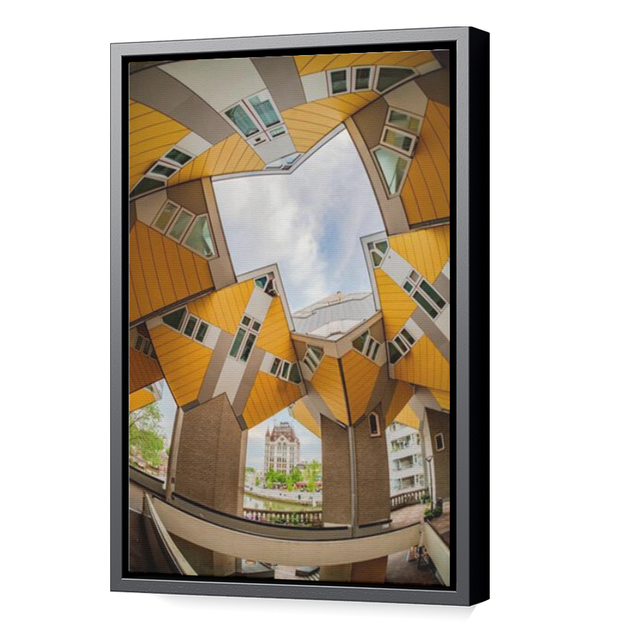 Thumbnail for Canvas - Black Floating Frame