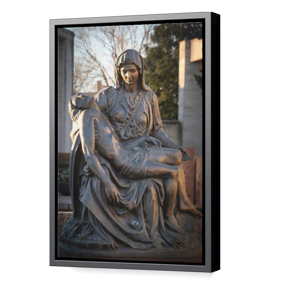 Thumbnail for Canvas - Black Floating Frame