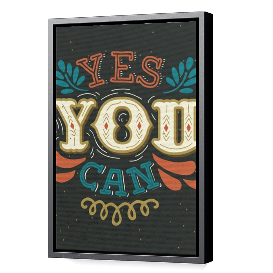 Thumbnail for Canvas - Black Floating Frame