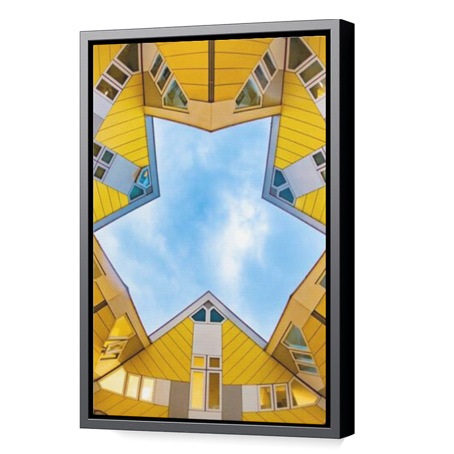 Thumbnail for Canvas - Black Floating Frame