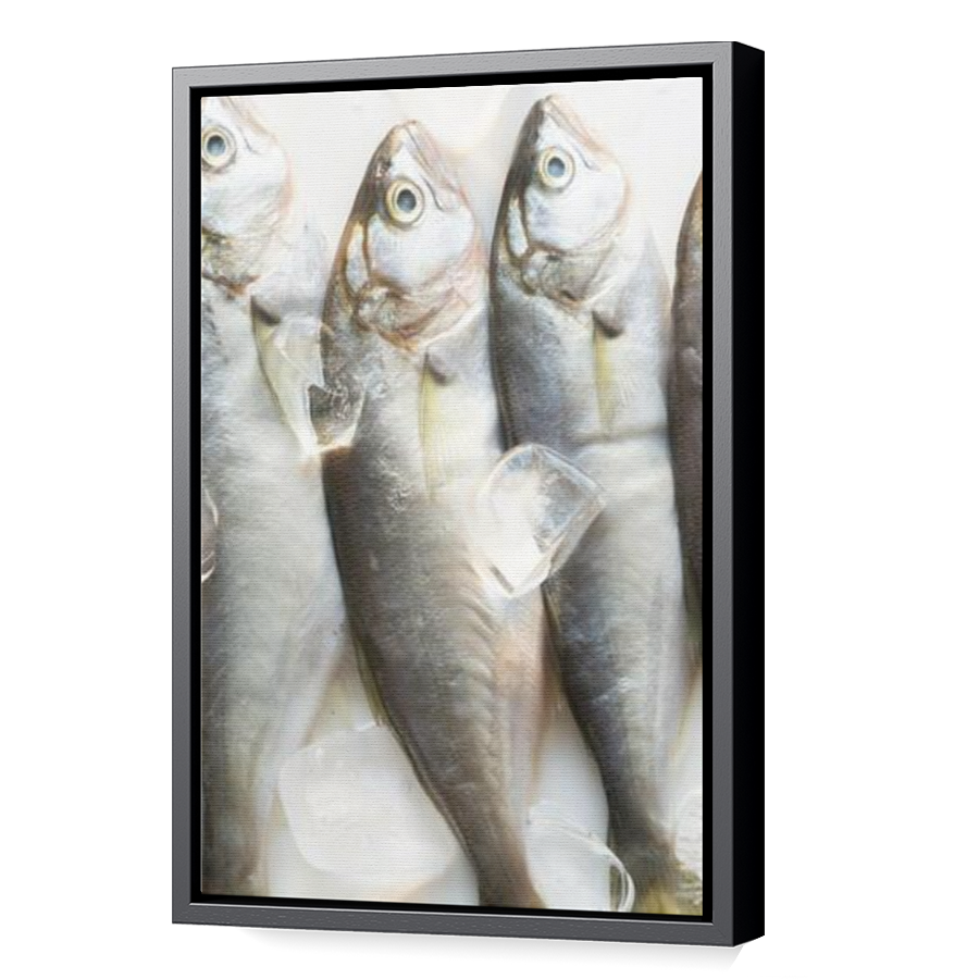 Thumbnail for Canvas - Black Floating Frame